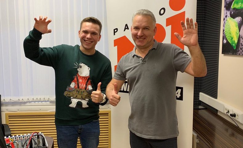 Андрей Алдошин в студии радио «Energy Орёл»
