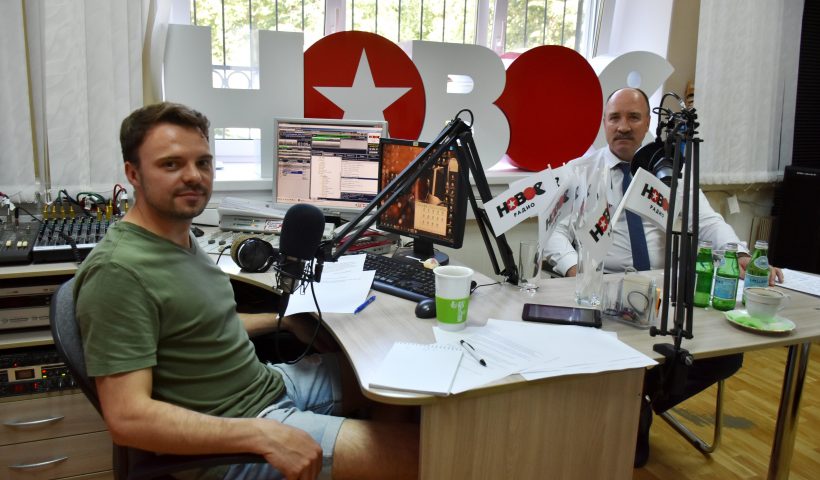 Леонид Музалевский в прямом эфире «Нового радио»